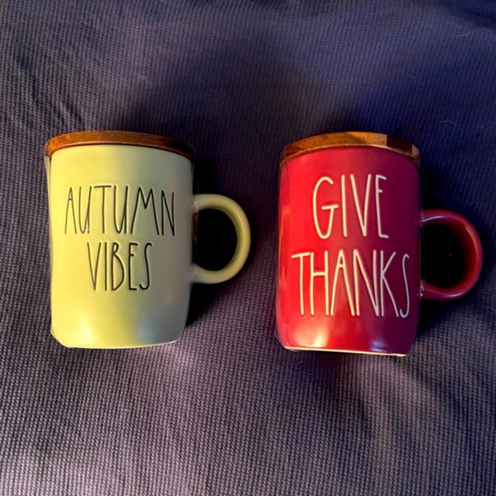 NIB 🍁 Rae Dunn Autumn Mug Set